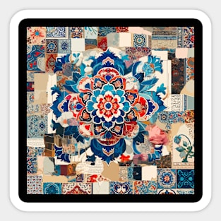 Collage Islamic Art Iznik Tiles Sticker